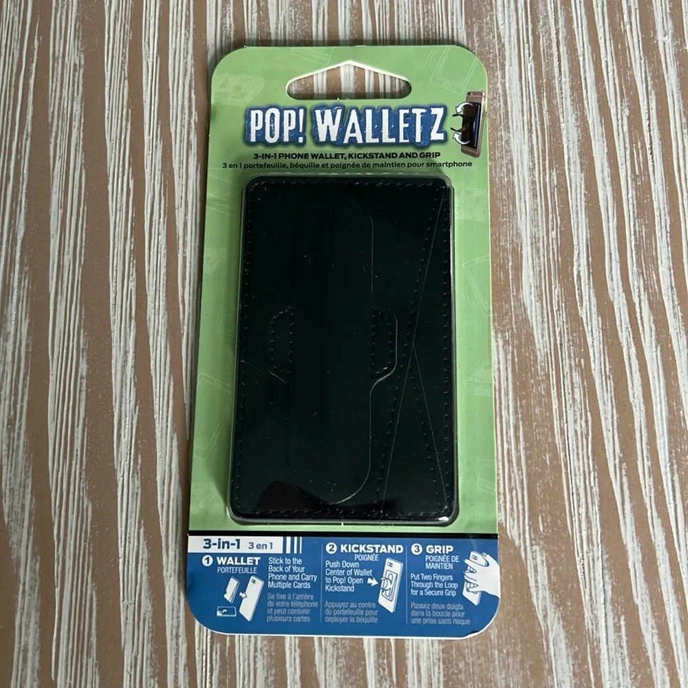 Pop! Walletz 3 in 1 Phone Wallet, Kickstand, and Grip NWT